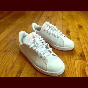 White adidas sneakers